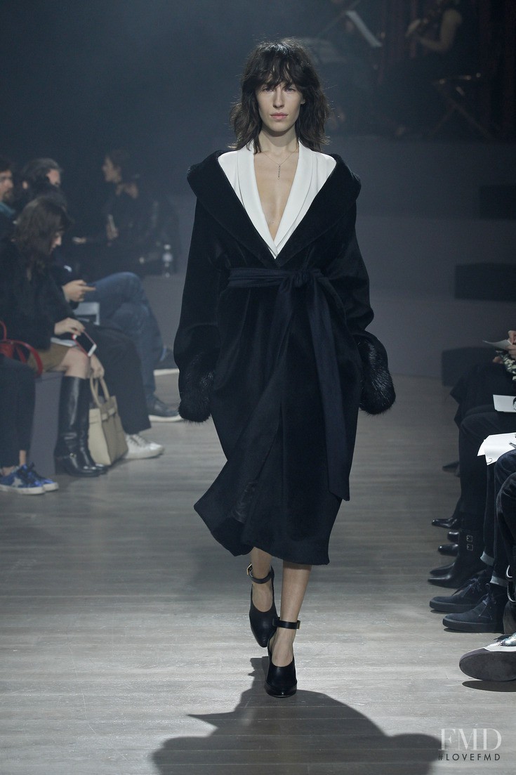 Alix Angjeli featured in  the Maiyet fashion show for Autumn/Winter 2015