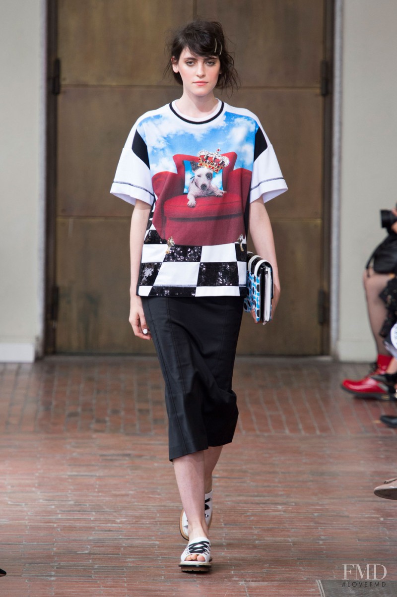 Serena Archetti featured in  the I\'m Isola Marras fashion show for Spring/Summer 2015