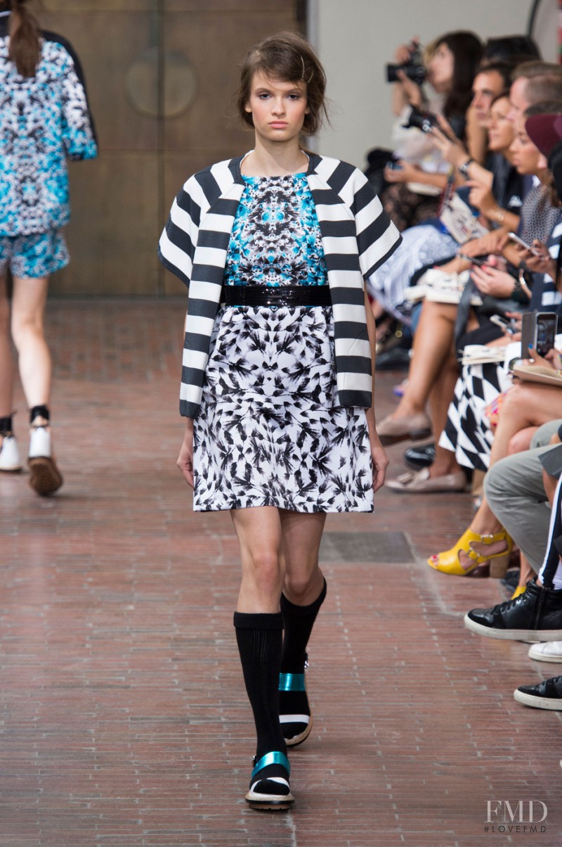 Zita Farkas featured in  the I\'m Isola Marras fashion show for Spring/Summer 2015