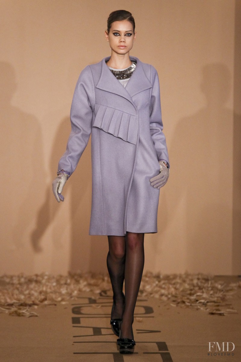 Jacqueline Oloniceva featured in  the Paola Frani fashion show for Autumn/Winter 2011