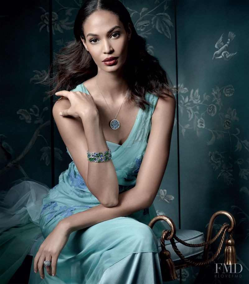 Joan Smalls featured in  the Tiffany & Co. advertisement for Autumn/Winter 2013