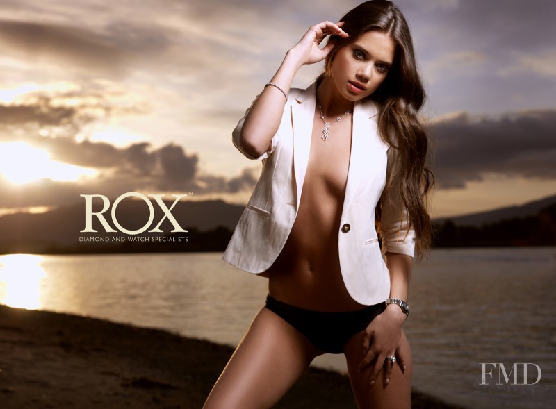 Jacqueline Oloniceva featured in  the ROX advertisement for Spring/Summer 2010