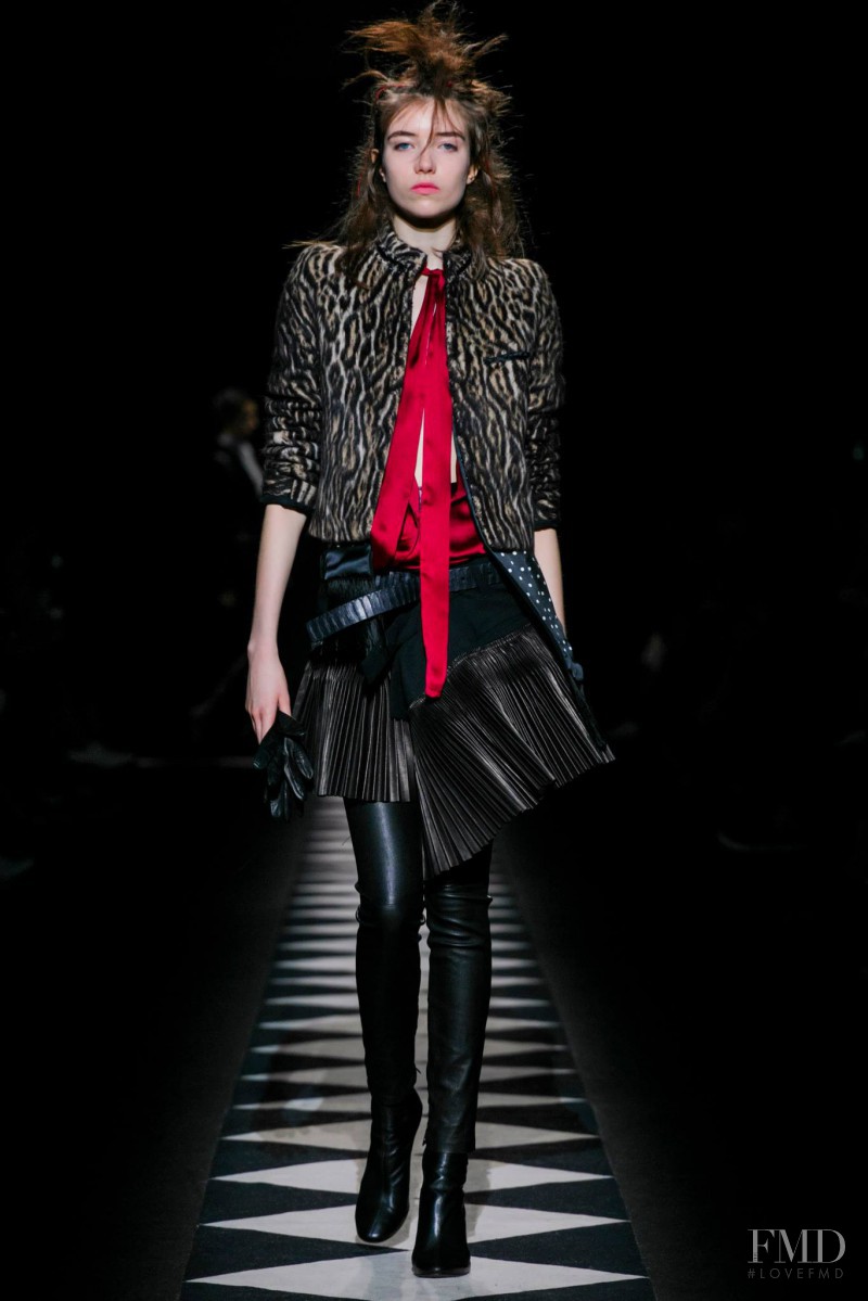 Grace Hartzel featured in  the Haider Ackermann fashion show for Autumn/Winter 2015