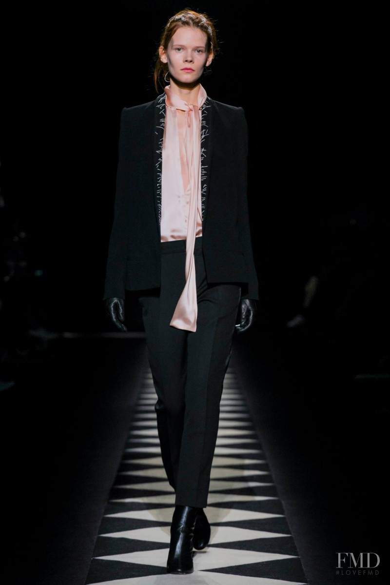 Irina Kravchenko featured in  the Haider Ackermann fashion show for Autumn/Winter 2015