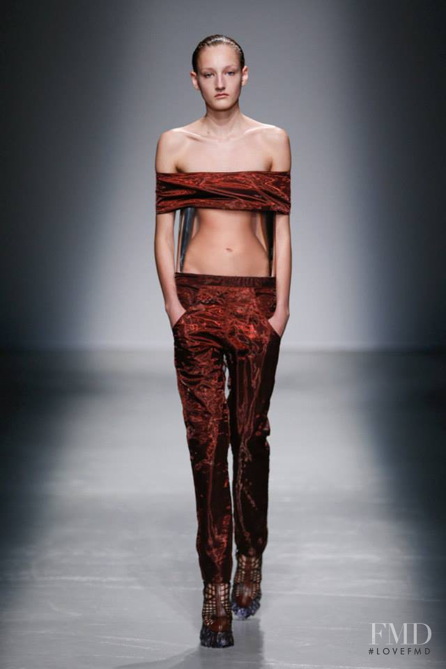 Agnes Nieske featured in  the Iris Van Herpen fashion show for Autumn/Winter 2015