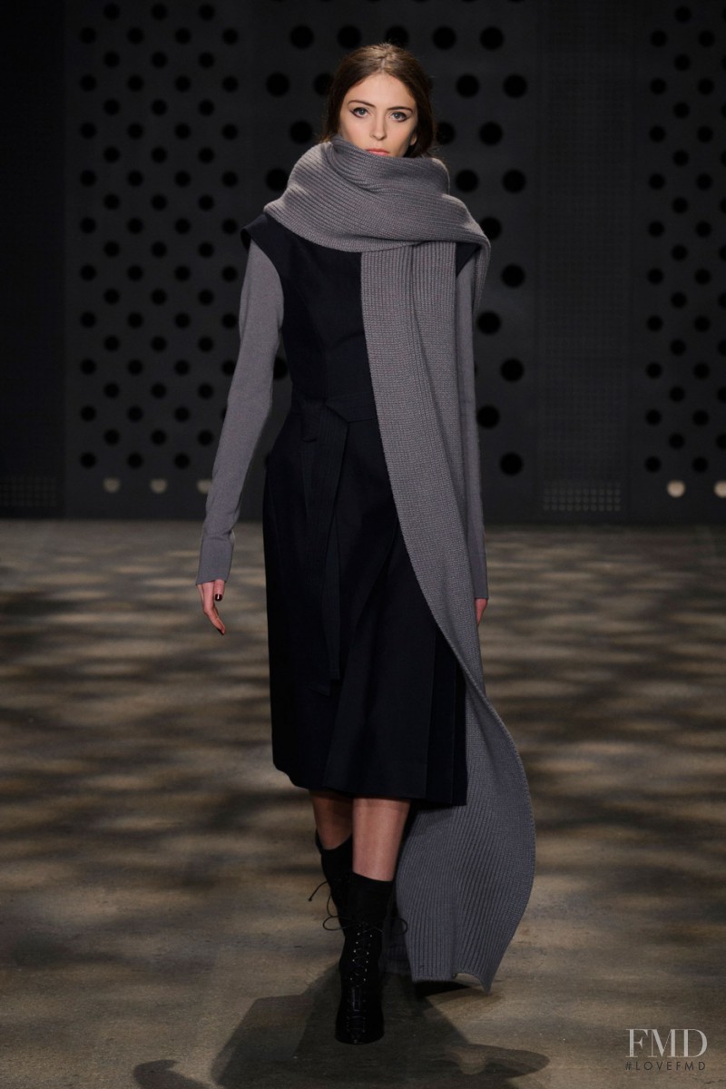 Laura Winges featured in  the ADEAM fashion show for Autumn/Winter 2015