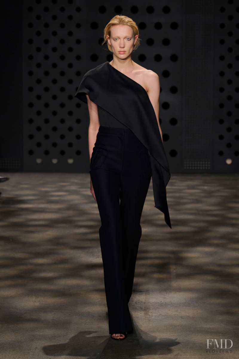 Annely Bouma featured in  the ADEAM fashion show for Autumn/Winter 2015