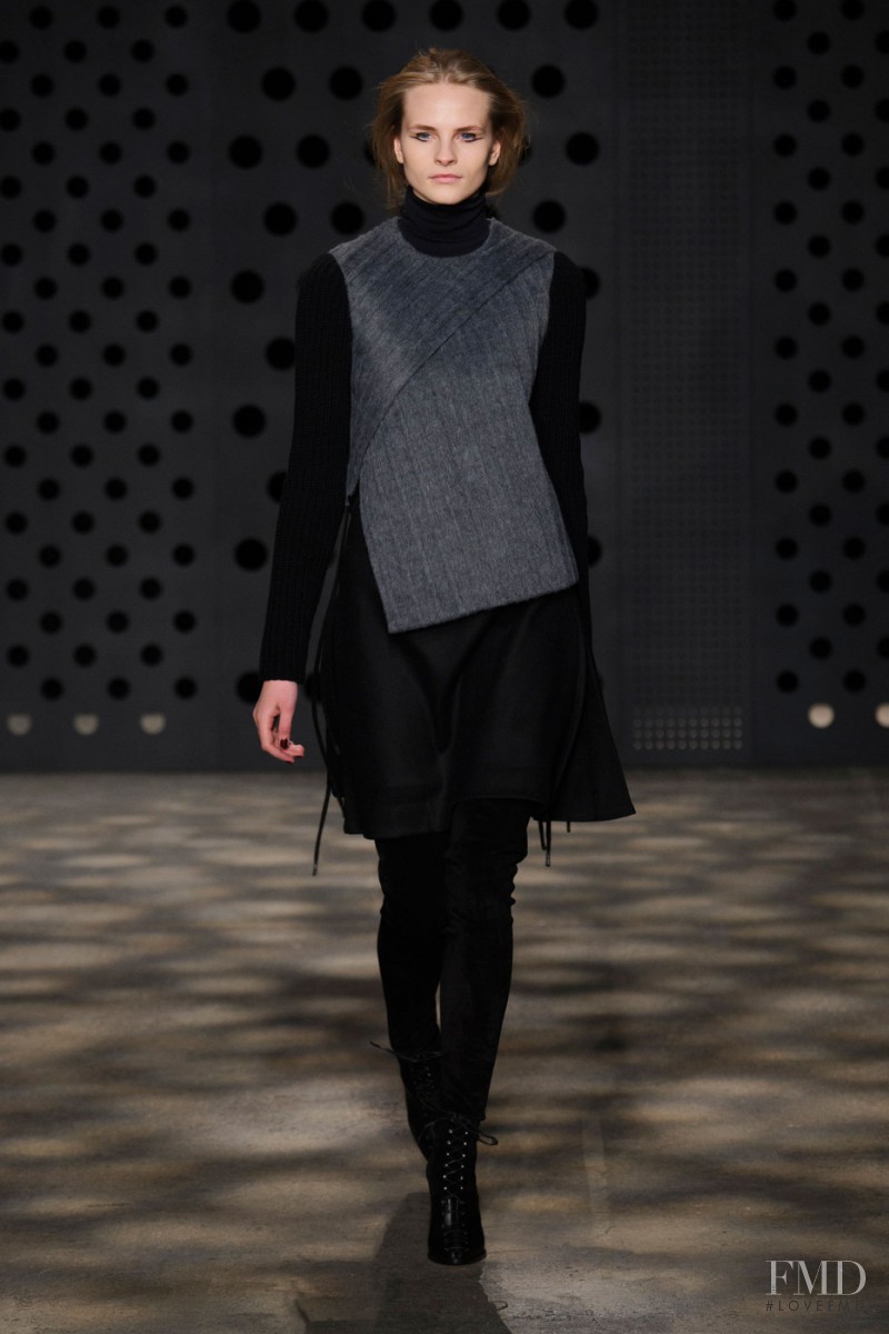 Kristina Petrosiute featured in  the ADEAM fashion show for Autumn/Winter 2015