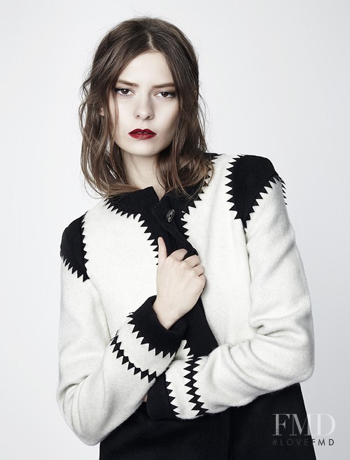 Dasha Denisenko featured in  the Charles Youssef lookbook for Autumn/Winter 2015