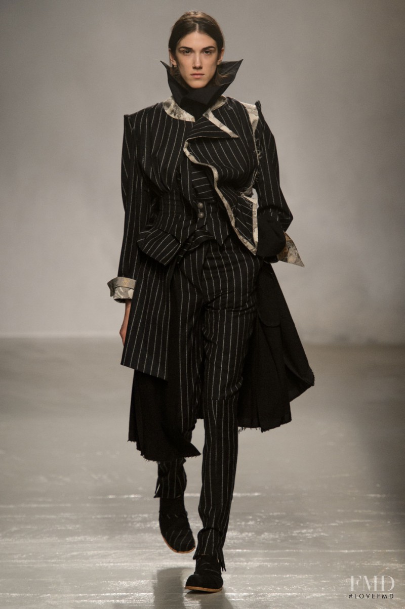 Ana Buljevic featured in  the Aganovich fashion show for Autumn/Winter 2015