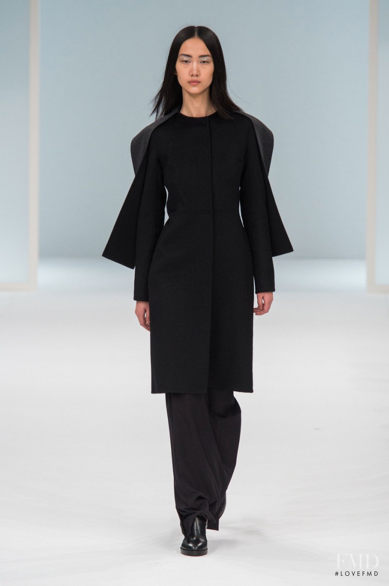 Jiaye Wu featured in  the Hussein Chalayan fashion show for Autumn/Winter 2015