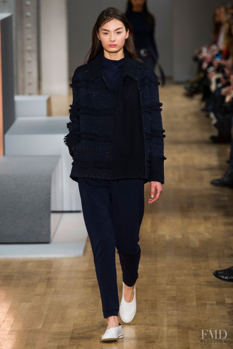 Alina Tsoy featured in  the Tibi fashion show for Autumn/Winter 2015