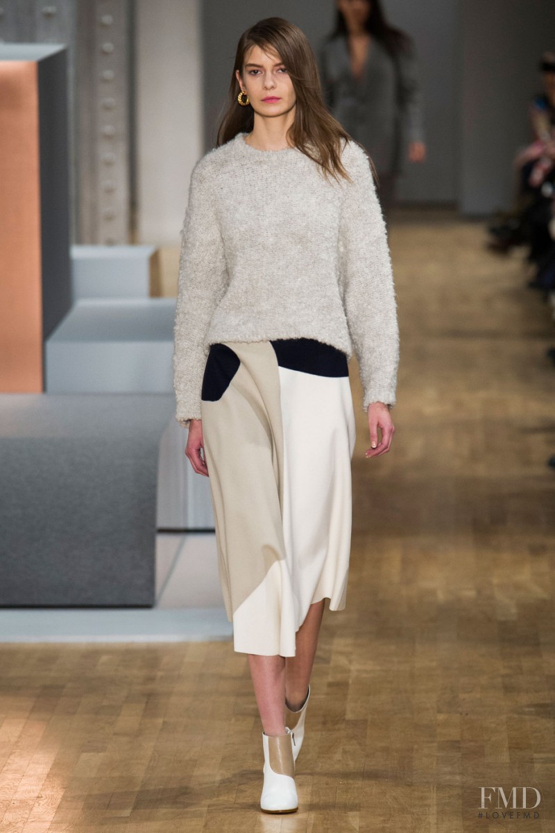 Dasha Denisenko featured in  the Tibi fashion show for Autumn/Winter 2015