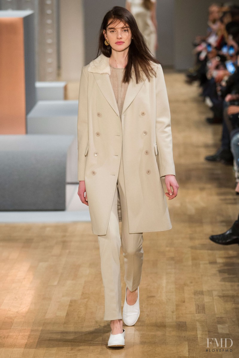 Dorota Kullova featured in  the Tibi fashion show for Autumn/Winter 2015