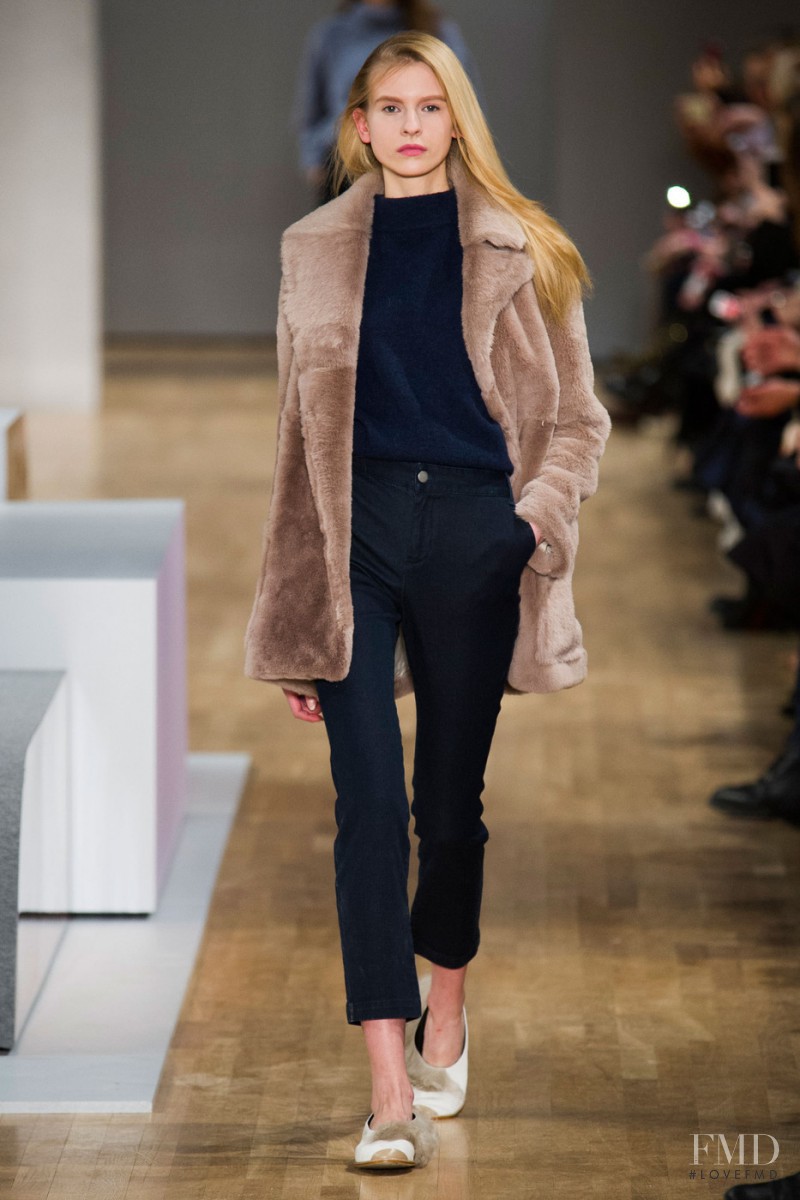Ola Munik featured in  the Tibi fashion show for Autumn/Winter 2015