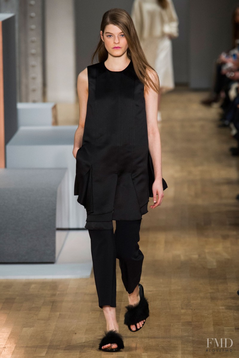 Kia Low featured in  the Tibi fashion show for Autumn/Winter 2015