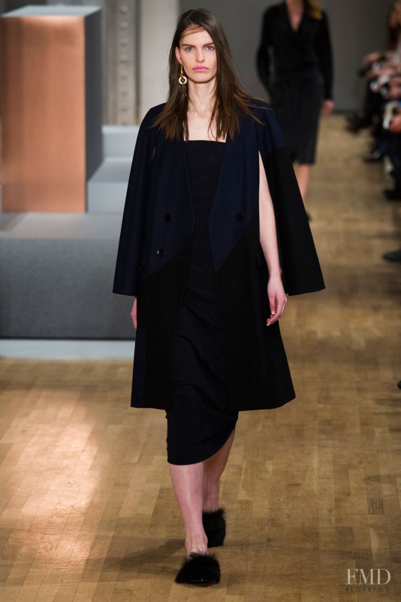 Lisa Verberght featured in  the Tibi fashion show for Autumn/Winter 2015