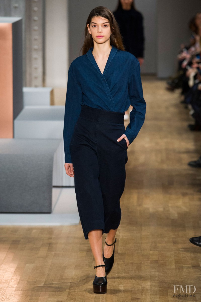 Marta Ortiz featured in  the Tibi fashion show for Autumn/Winter 2015