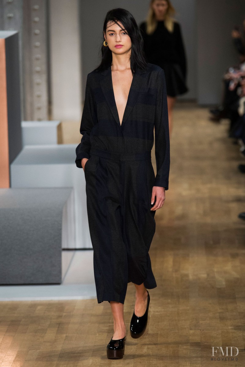 Bruna Ludtke featured in  the Tibi fashion show for Autumn/Winter 2015