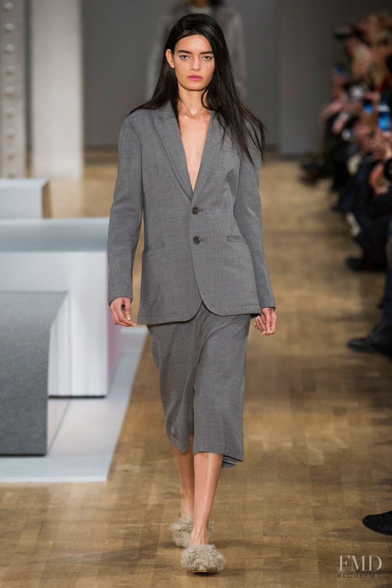 Wanessa Milhomem featured in  the Tibi fashion show for Autumn/Winter 2015