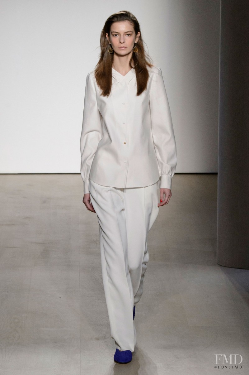 Dasha Denisenko featured in  the Barbara Casasola fashion show for Autumn/Winter 2015