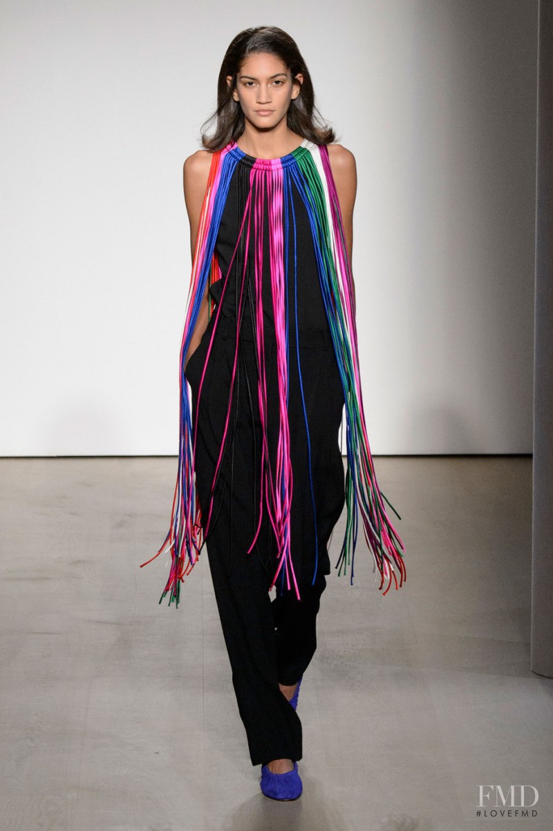Hadassa Lima featured in  the Barbara Casasola fashion show for Autumn/Winter 2015