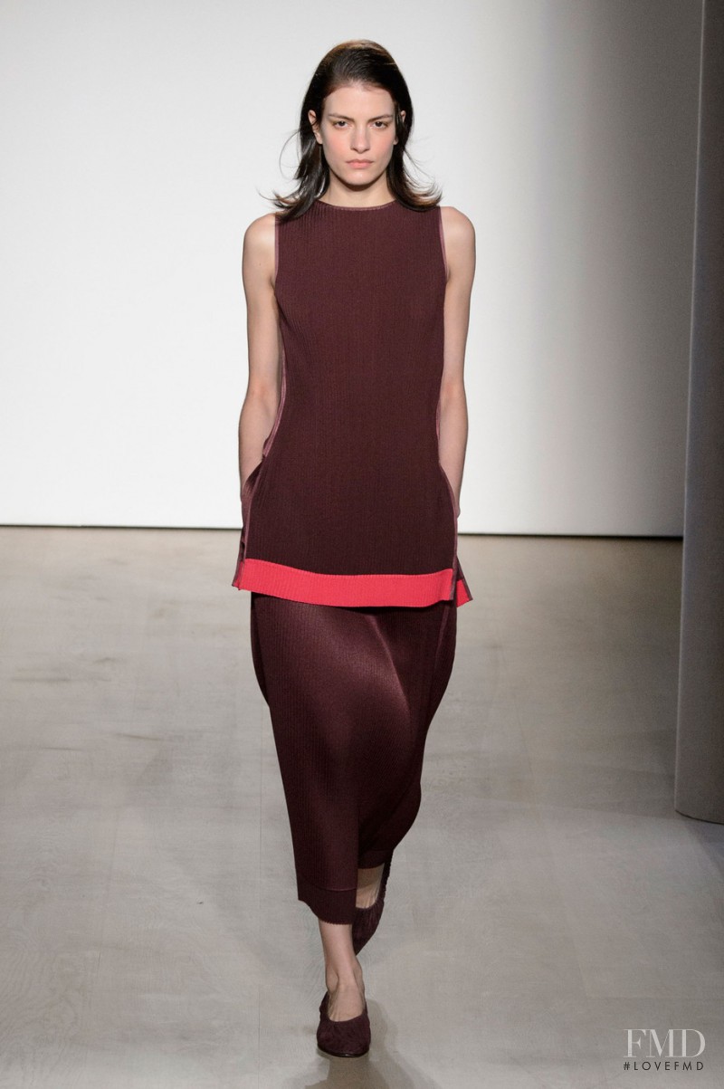 Rebecca Gobbi featured in  the Barbara Casasola fashion show for Autumn/Winter 2015