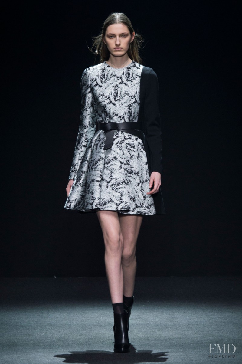Zoe Huxford featured in  the byblos fashion show for Autumn/Winter 2015