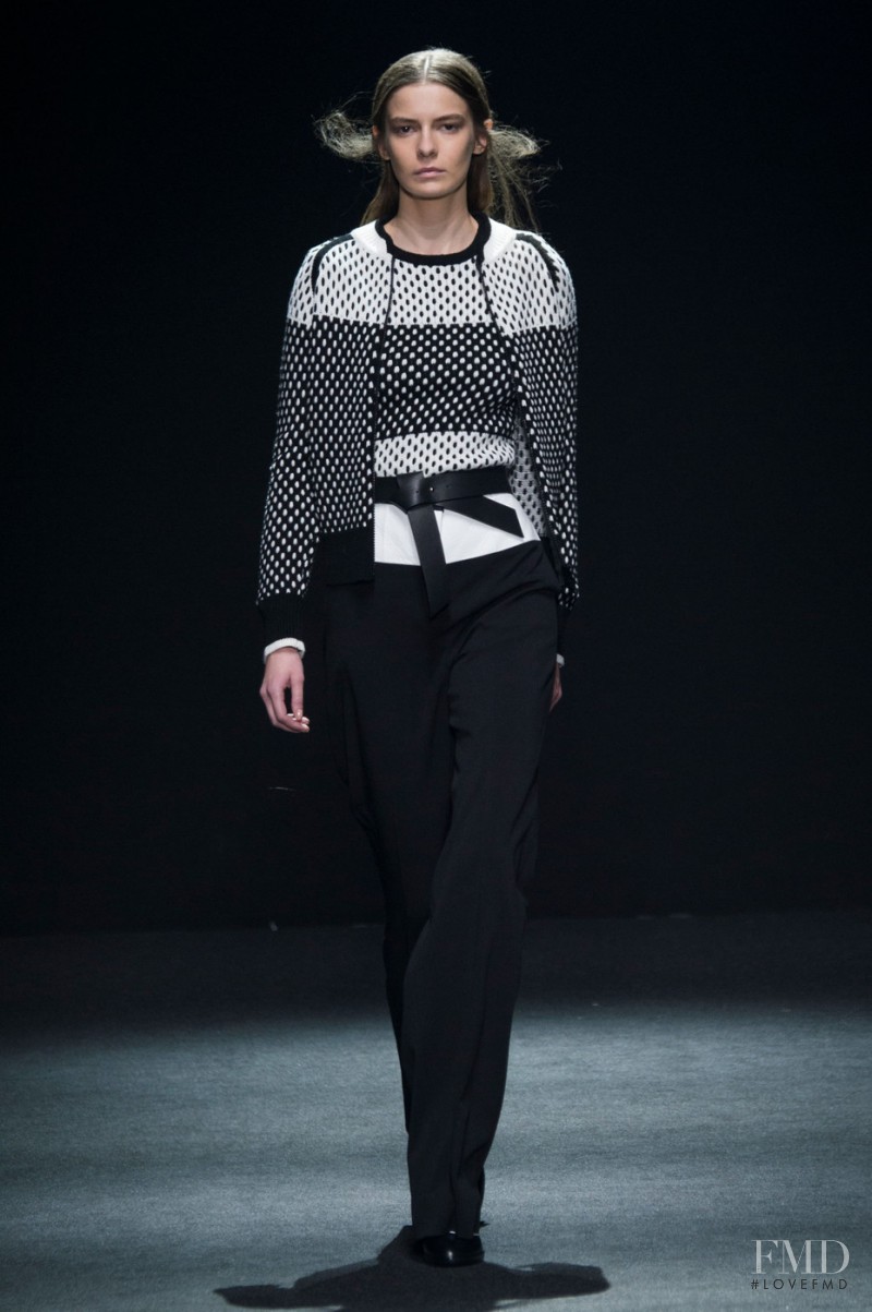 Dasha Denisenko featured in  the byblos fashion show for Autumn/Winter 2015