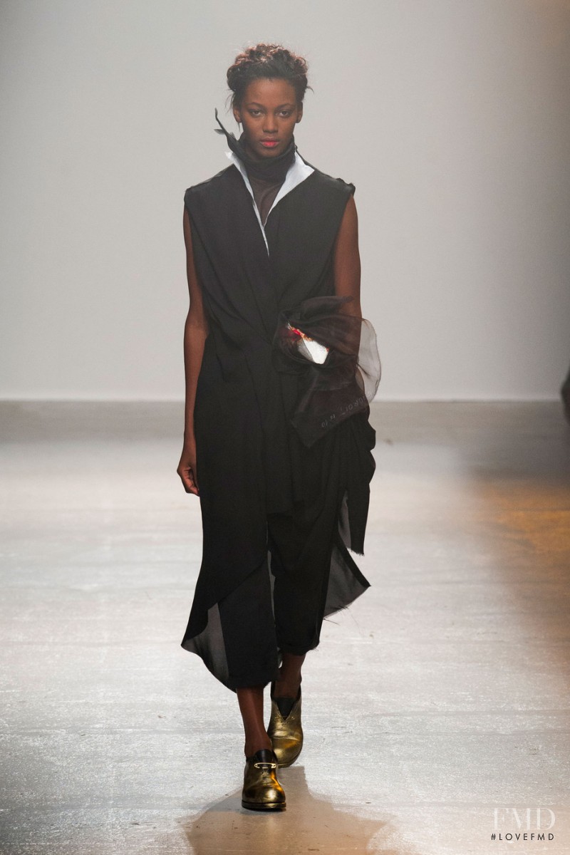 Kai Newman featured in  the Aganovich fashion show for Spring/Summer 2015