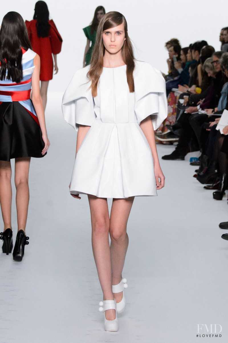 Anita Zet featured in  the Dice Kayek fashion show for Spring/Summer 2015
