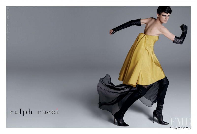Stella Tennant featured in  the Ralph Rucci advertisement for Autumn/Winter 2013