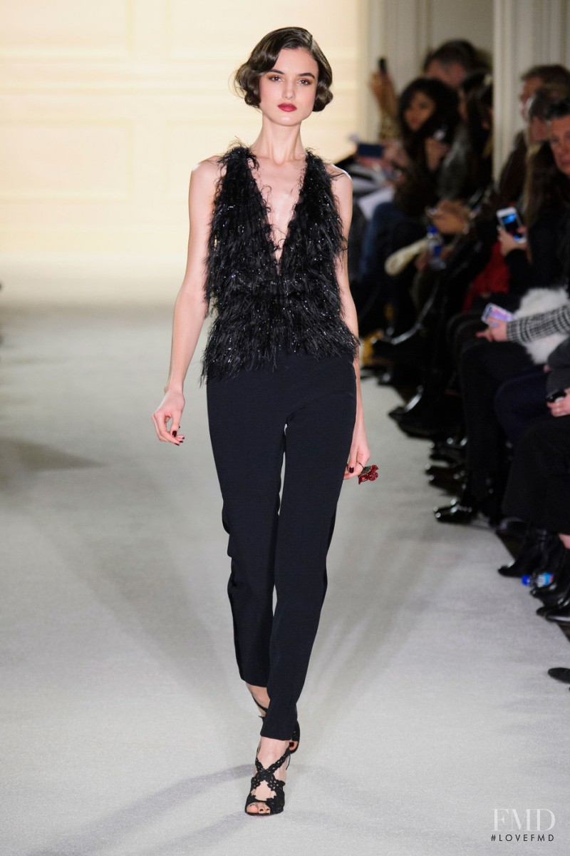 Blanca Padilla featured in  the Marchesa fashion show for Autumn/Winter 2015