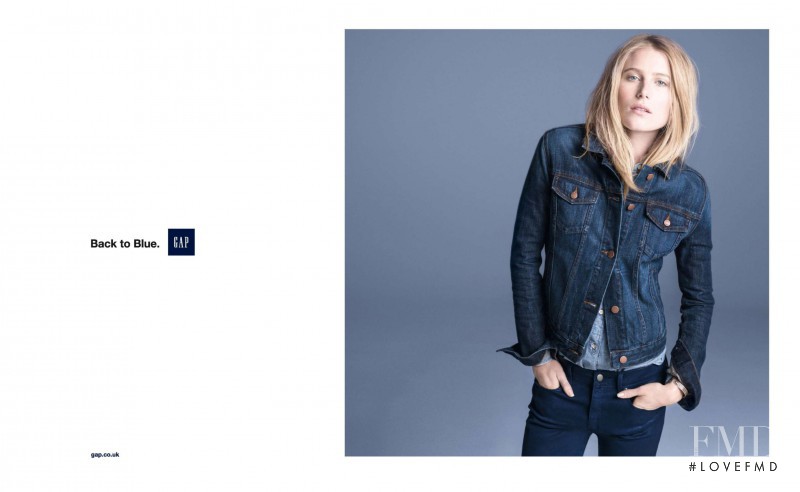 Dree Hemingway featured in  the Gap advertisement for Autumn/Winter 2013