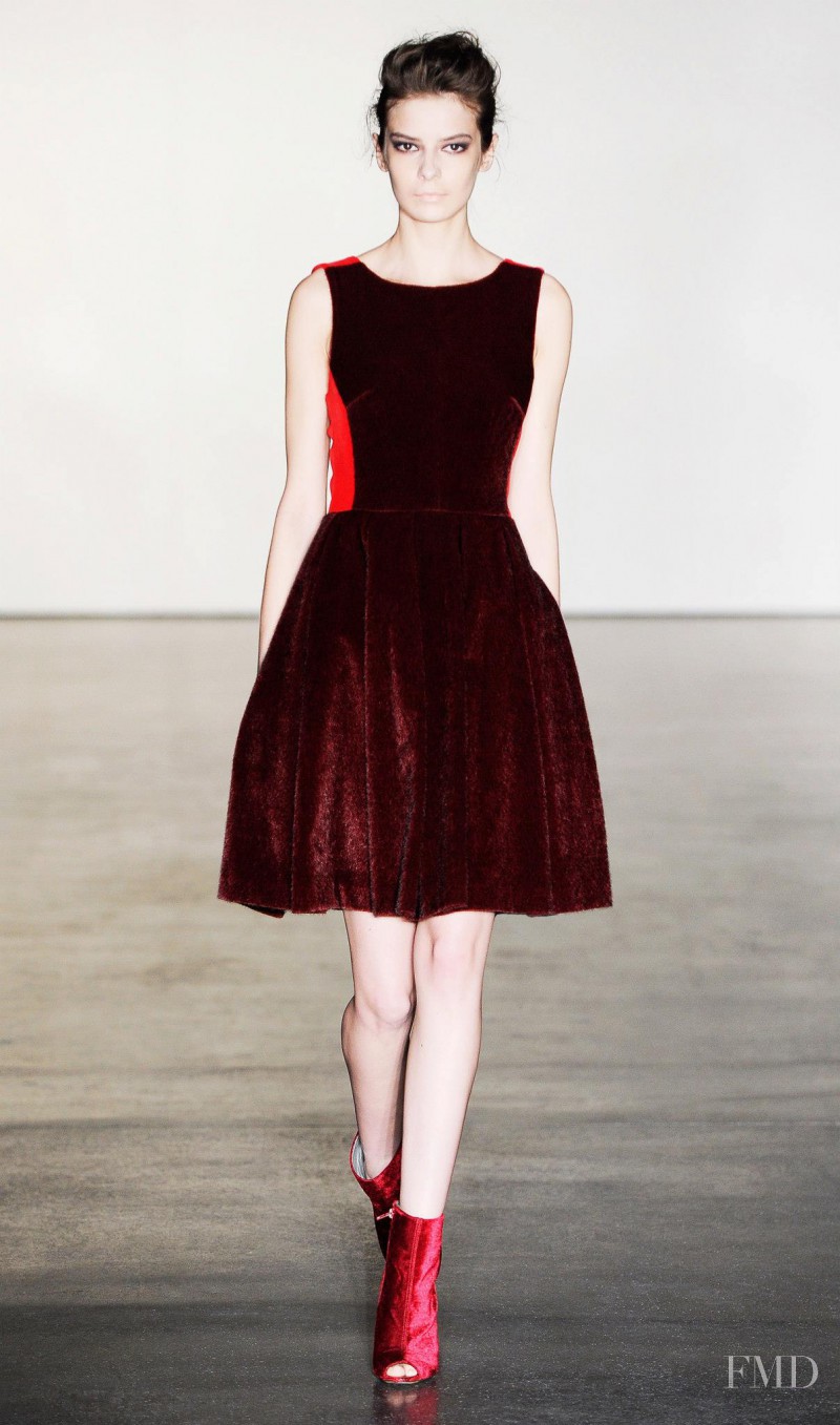Dasha Denisenko featured in  the Antipodium fashion show for Autumn/Winter 2013
