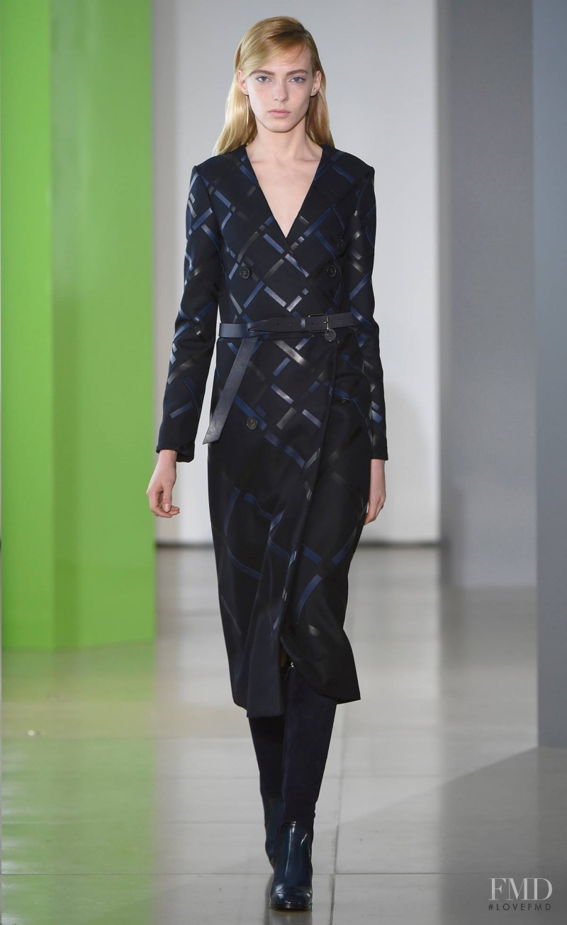Zlata Semenko featured in  the Jil Sander fashion show for Autumn/Winter 2015