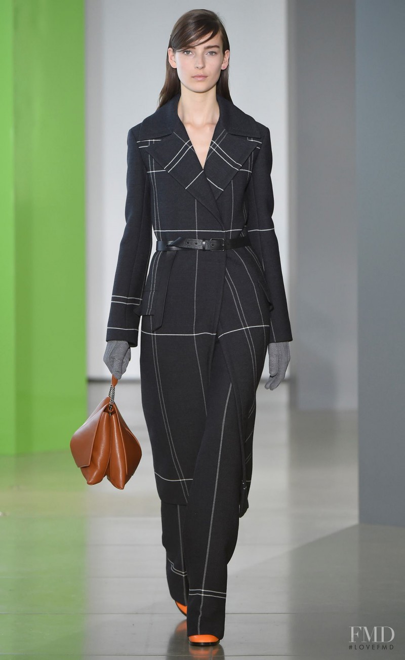 Julia Bergshoeff featured in  the Jil Sander fashion show for Autumn/Winter 2015