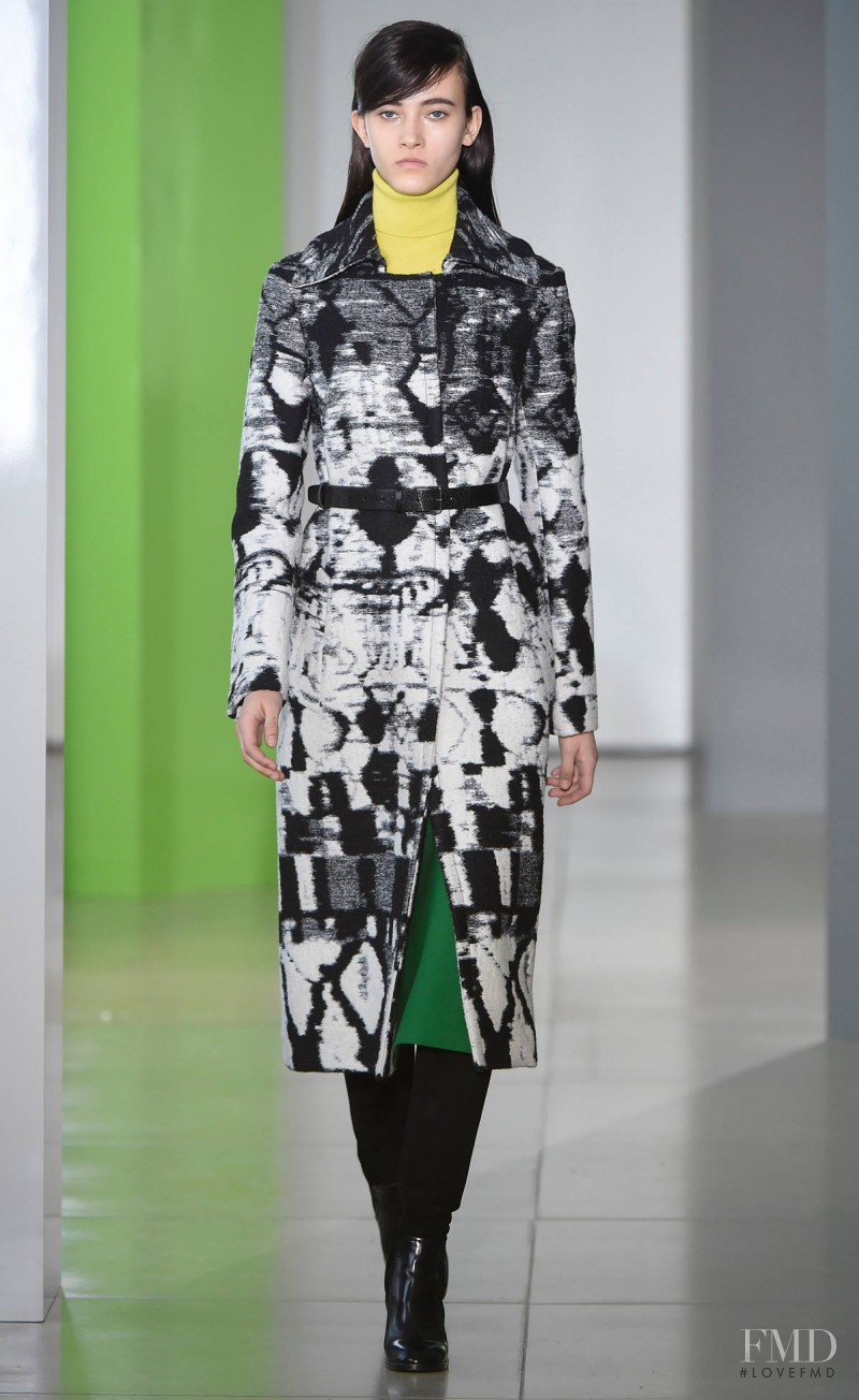 Greta Varlese featured in  the Jil Sander fashion show for Autumn/Winter 2015