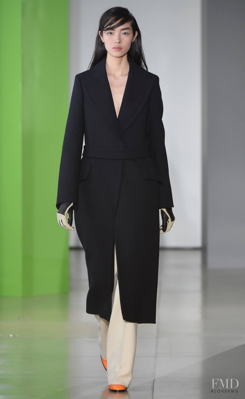 Fei Fei Sun featured in  the Jil Sander fashion show for Autumn/Winter 2015