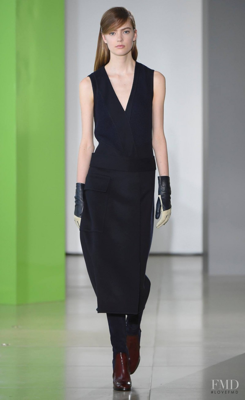 Emmy Rappe featured in  the Jil Sander fashion show for Autumn/Winter 2015