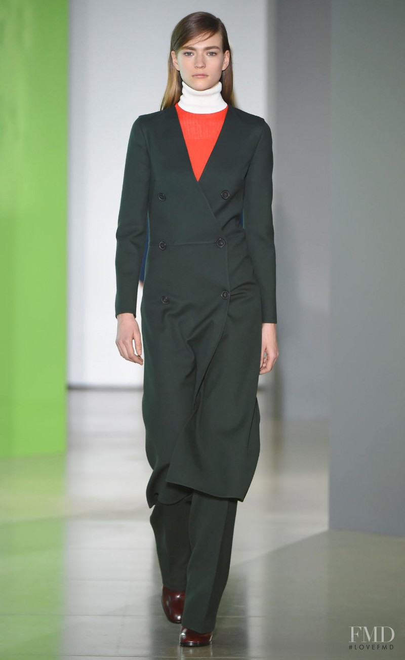 Sophia Ahrens featured in  the Jil Sander fashion show for Autumn/Winter 2015