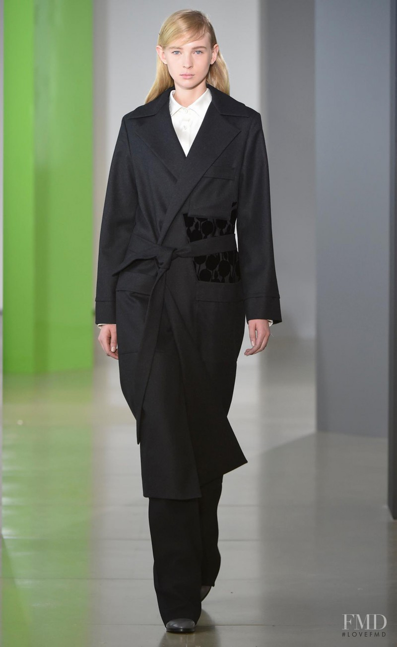 Nastya Sten featured in  the Jil Sander fashion show for Autumn/Winter 2015