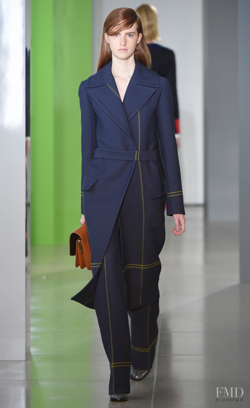 Magdalena Jasek featured in  the Jil Sander fashion show for Autumn/Winter 2015