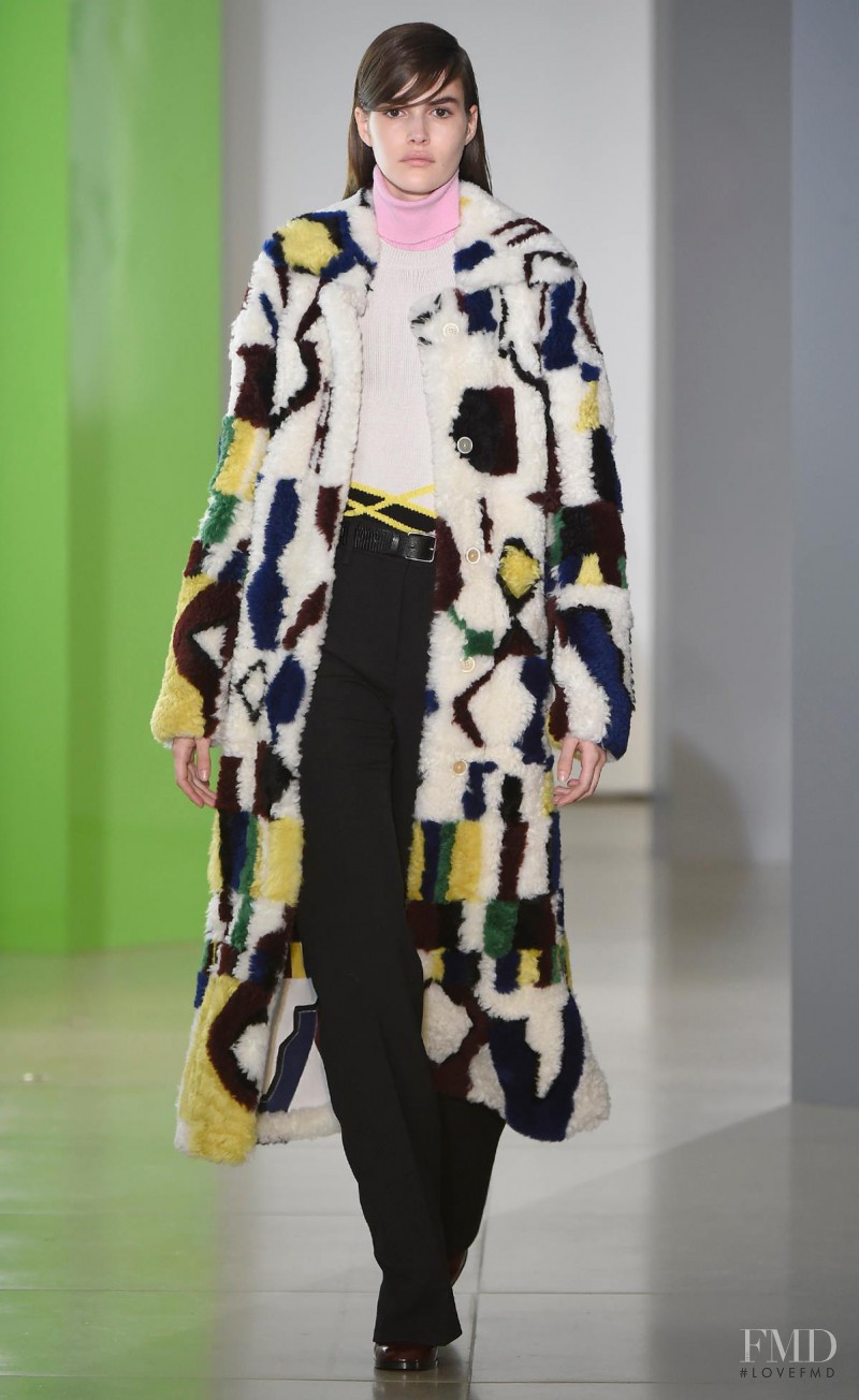 Vanessa Moody featured in  the Jil Sander fashion show for Autumn/Winter 2015