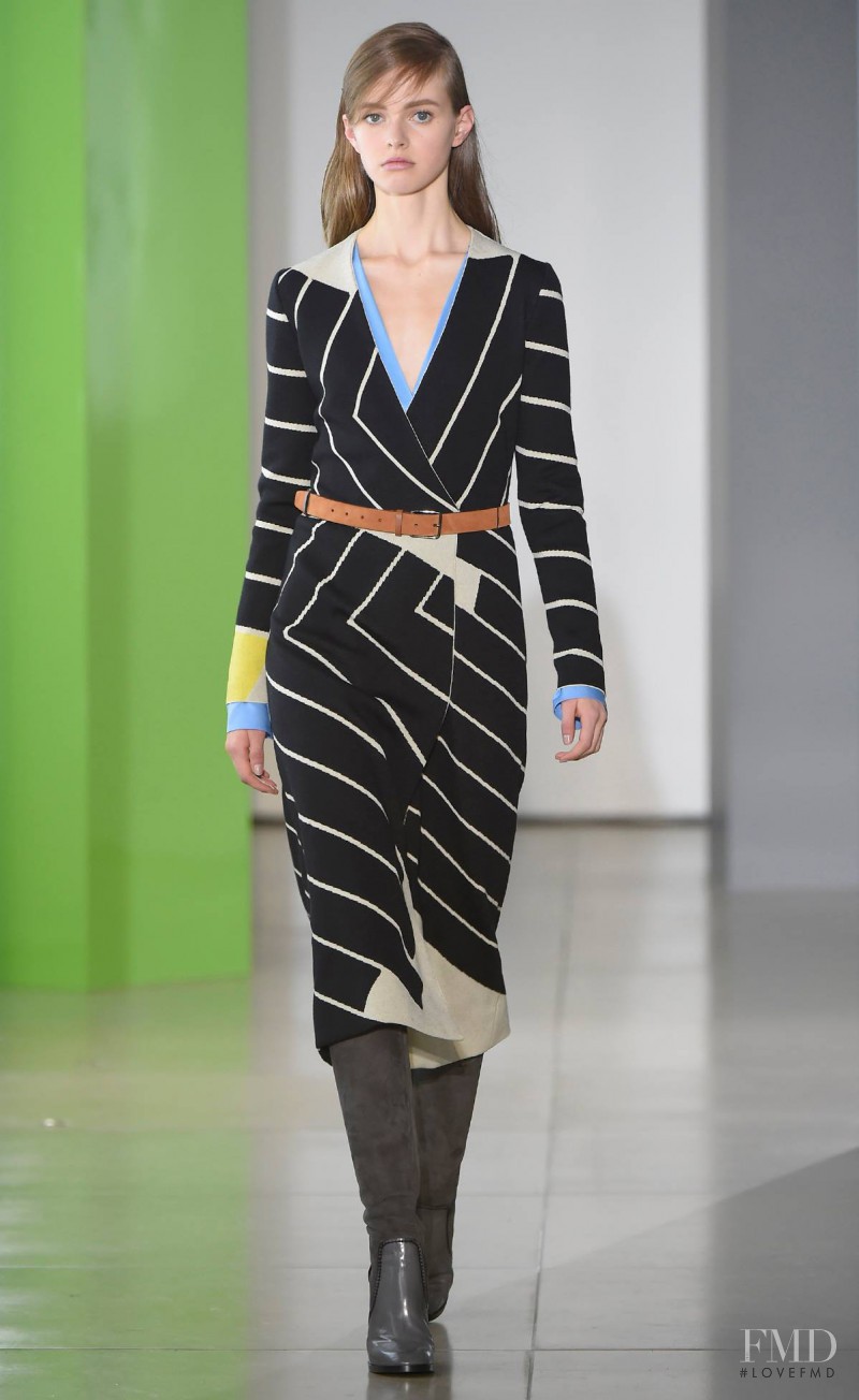 Avery Blanchard featured in  the Jil Sander fashion show for Autumn/Winter 2015