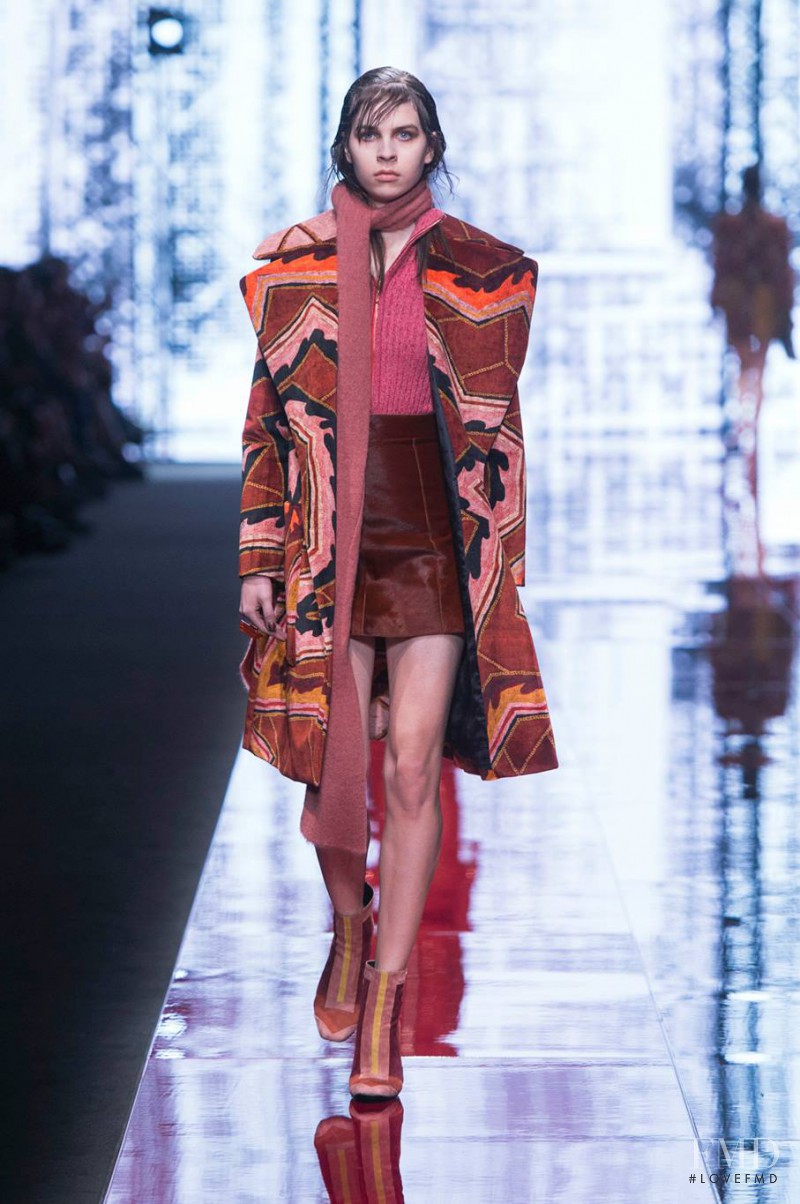 Willy Morsch featured in  the Just Cavalli fashion show for Autumn/Winter 2015