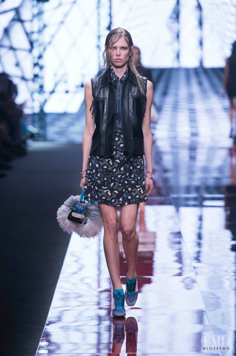 Lina Berg featured in  the Just Cavalli fashion show for Autumn/Winter 2015