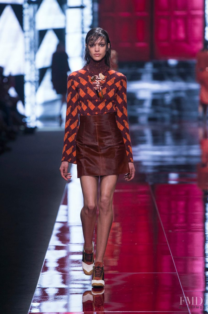 Frida Munting featured in  the Just Cavalli fashion show for Autumn/Winter 2015