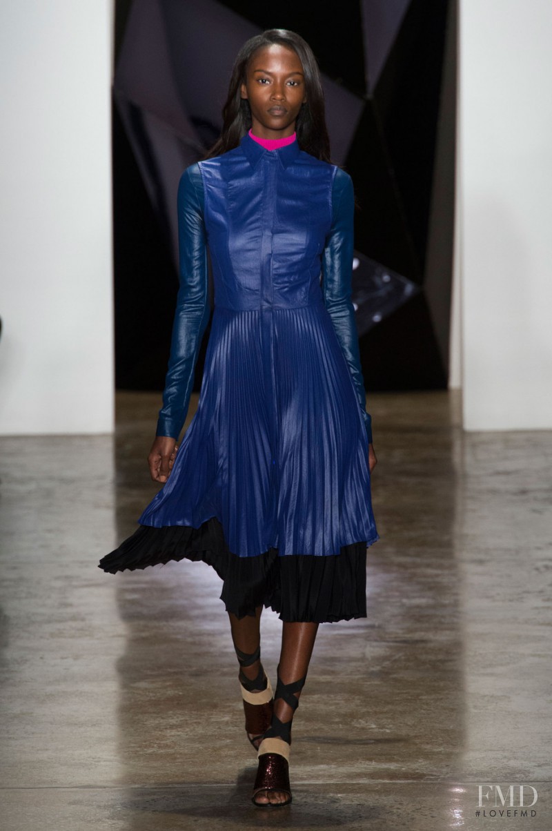 Riley Montana featured in  the Ohne Titel fashion show for Autumn/Winter 2015
