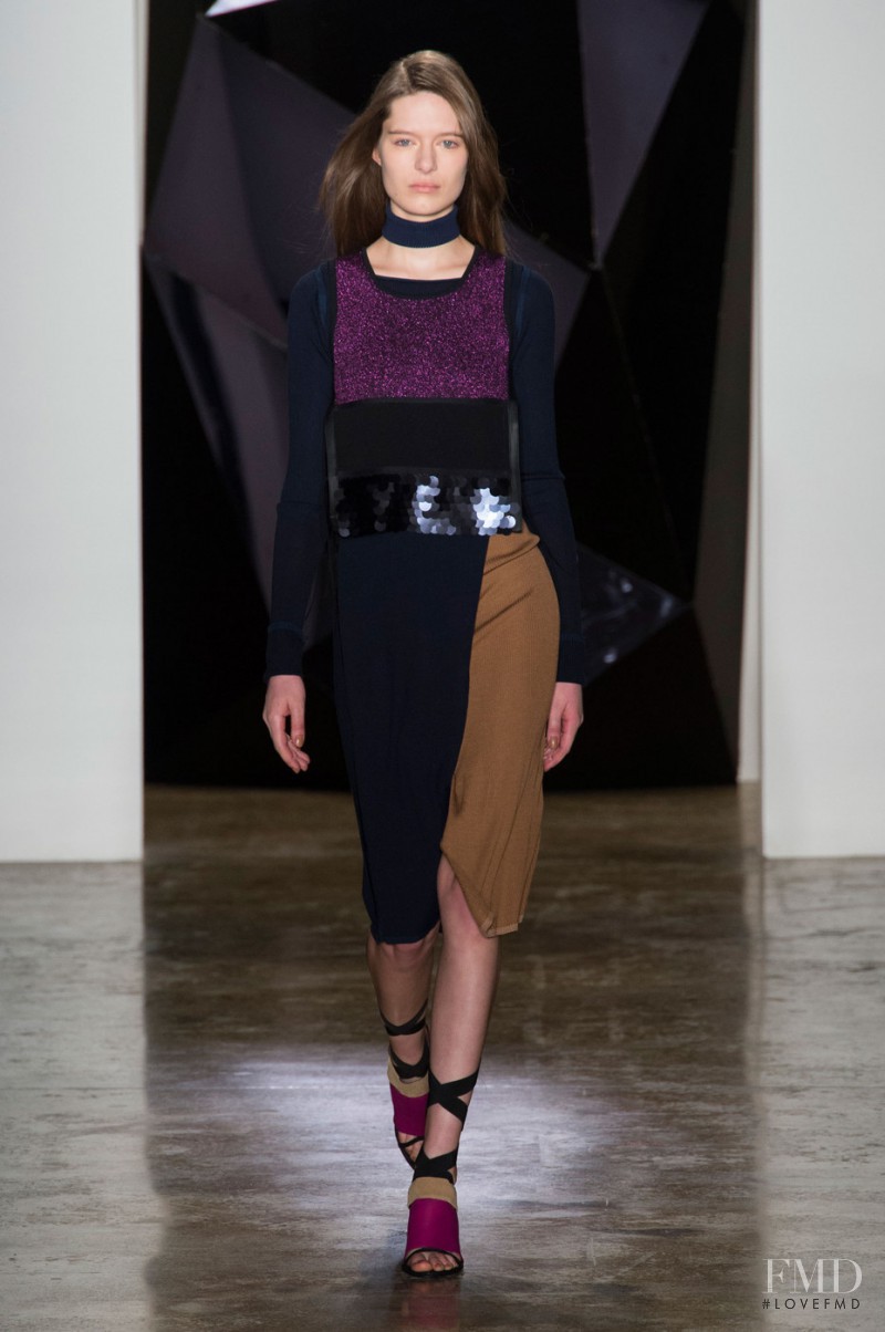 Anika Cholewa featured in  the Ohne Titel fashion show for Autumn/Winter 2015